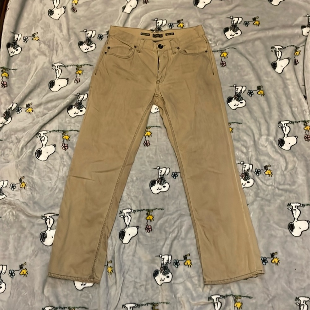 Straight legged jeans